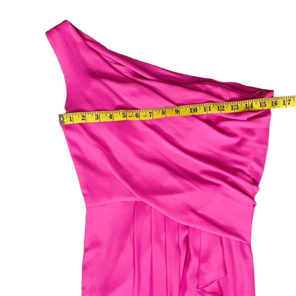 BCBGMaxAzria “Kail” Draped One Shoulder Gown - Picture 8 of 16
